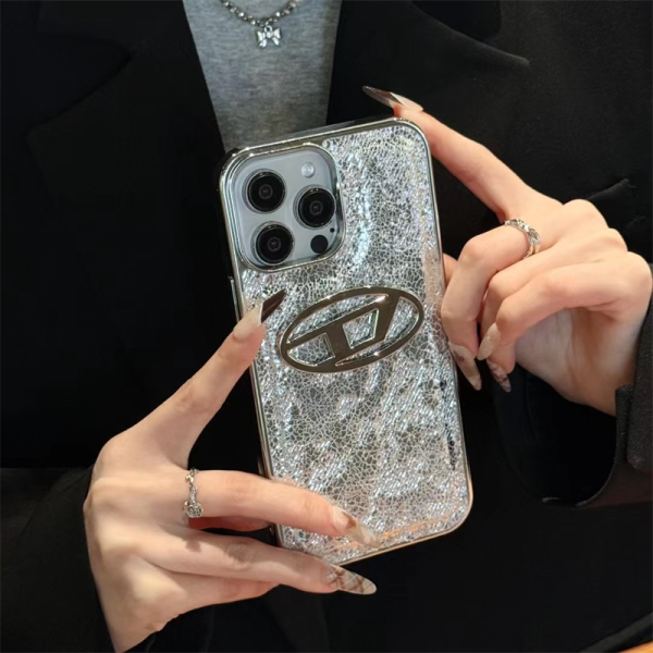 diesel iphoneケース16 ディーゼル アイフォンケース15 dieselスマホケース15pro iphone ケース ハイ ブランド レザー メンズ スマホケース iPhone14/13 人気ブランド 女子 - Image 3