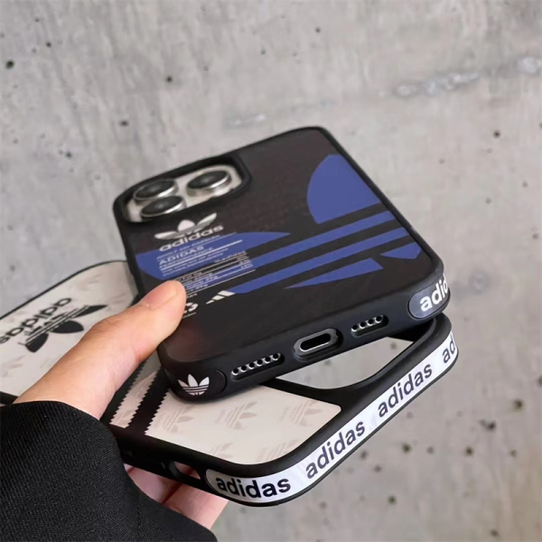 adidas iphone16/16pro ケース アディダス スマホケース iphone15/15pro ケース スポーツブランド 流行り 高校生 スマホケース iphone14/13ケース カップル お揃い - Image 7