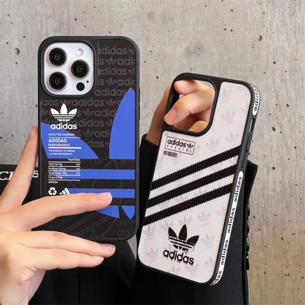 adidas iphone16/16pro ケース アディダス スマホケース iphone15/15pro ケース スポーツブランド 流行り 高校生 スマホケース iphone14/13ケース カップル お揃い - Image 8