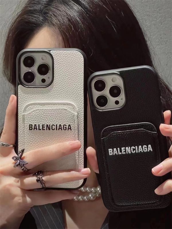 バレンシアガ iphone16ケース ペア スマホケース iphone15/14/13 海外 セレブ 愛用 iphone12pro max ケース BALENCIAGA 携帯カバー 人気 アイフォンケース カード収納 - Image 6