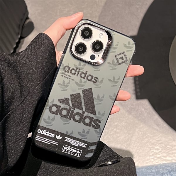 adidas スマホケース iphone16/15/15pro 高級 iphone14pro/14plus ケース アディダス アイフォンケース13 丈夫 iphone12pro/11 カバー お揃い - Image 2