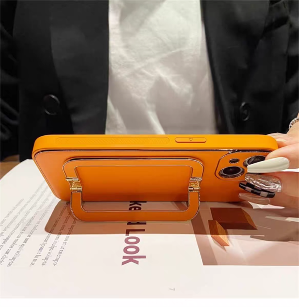 エルメス iphoneケース スマホケース ブランド iphone16 ケース hermes アイフォン15/14pro ケース 人気ブランド 女子 IPhone13/12/11ケース おしゃれ ハイブランド スタンド付き - 画像 (5)